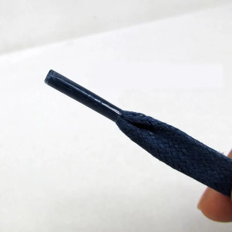 1 Pair Waxed Cotton Flat Shoelaces 23" to 70"