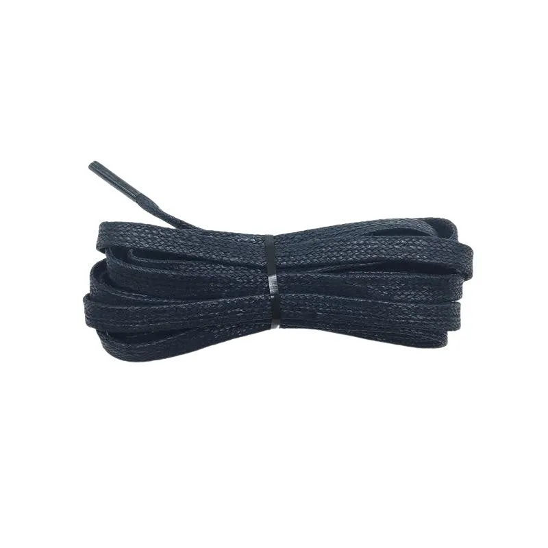 1 Pair Waxed Cotton Flat Shoelaces 23" to 70"