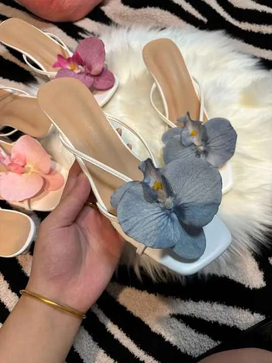 Beautiful Orchid Sandals Elegant-صنادل أوركيد