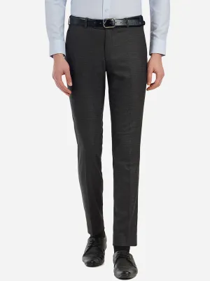 Brown Coffee Solid Super Slim Fit Formal Trouser | JadeBlue