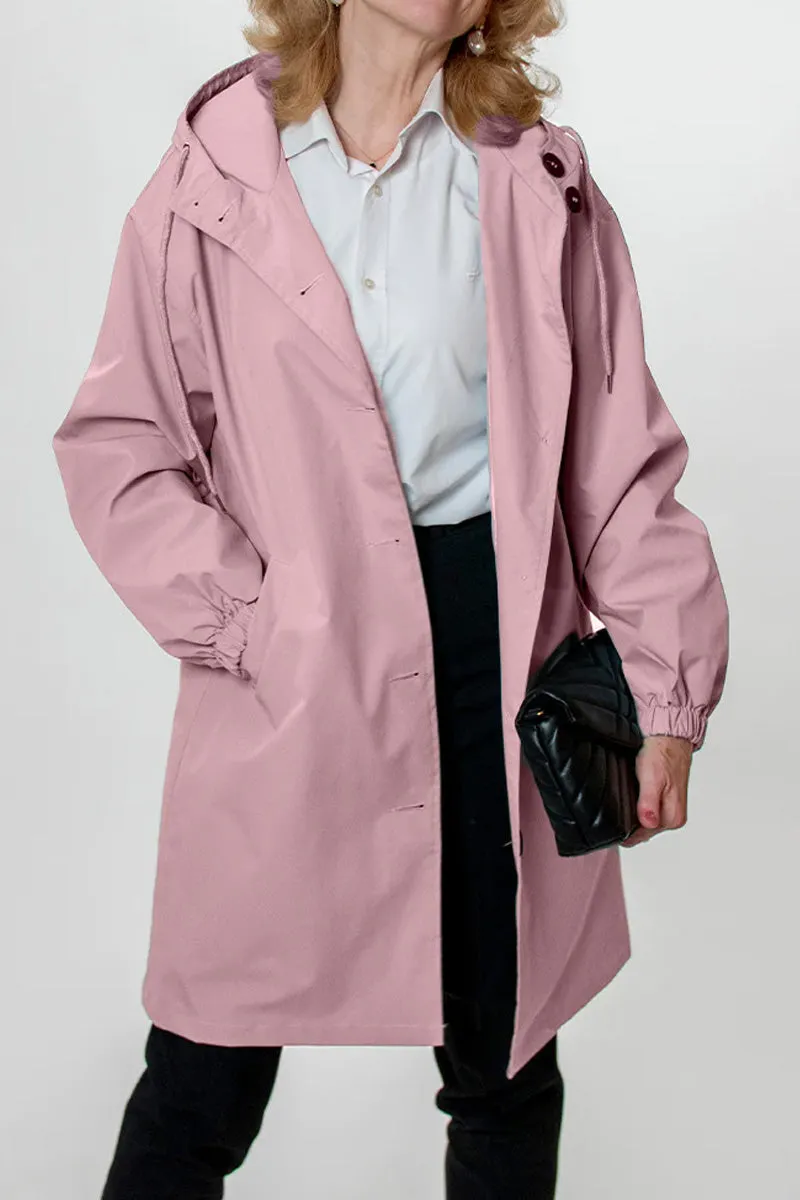 CELESTE™ - Water Resistant Oversized Hooded Windbreaker Rain Jacket