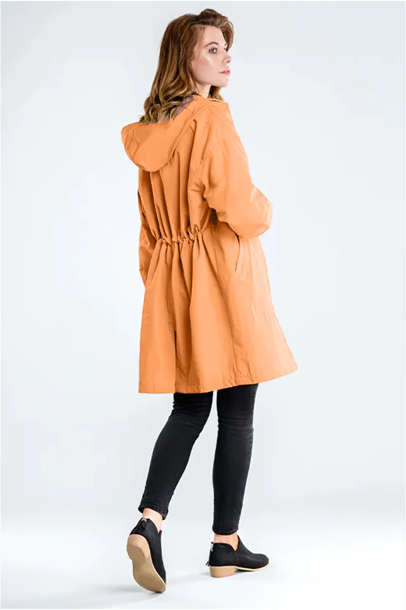 CELESTE™ - Water Resistant Oversized Hooded Windbreaker Rain Jacket