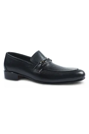 Formal Shoes For Men in Black SKU: SMF-0158-BLACK