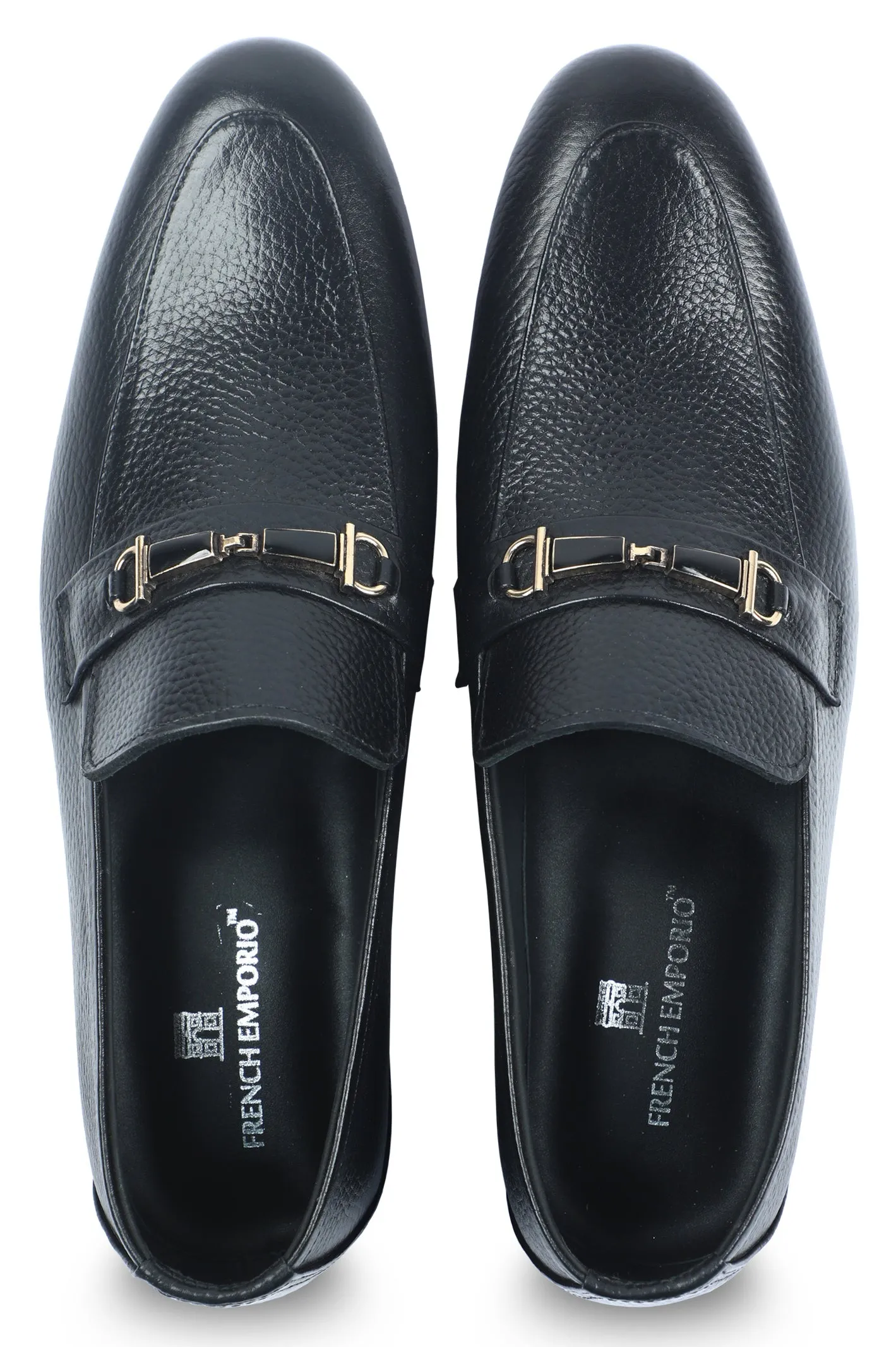 Formal Shoes For Men in Black SKU: SMF-0158-BLACK