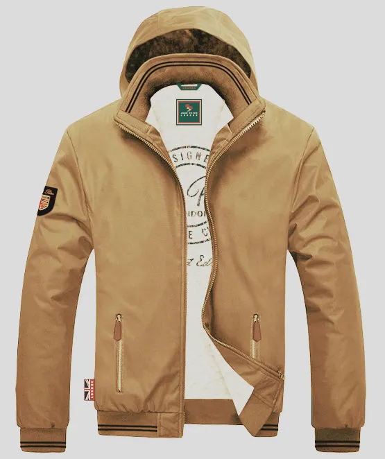Hooded Bomber Jacket