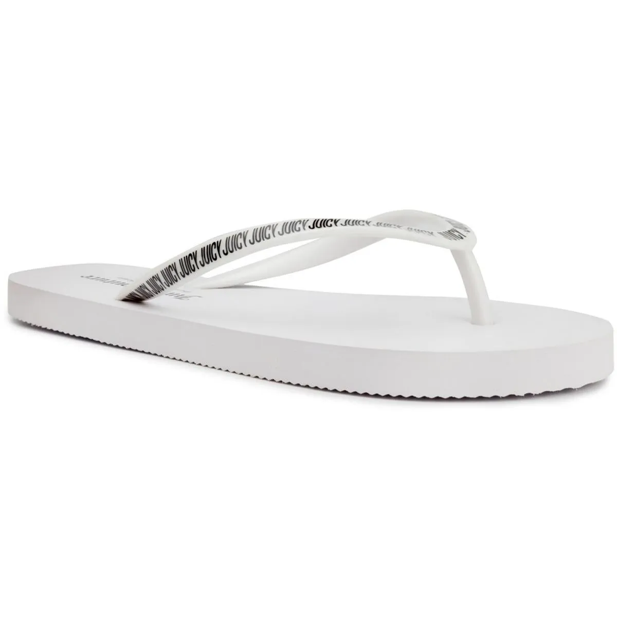 Juicy Couture Womens Savor Slip-On Signature Flip-Flops