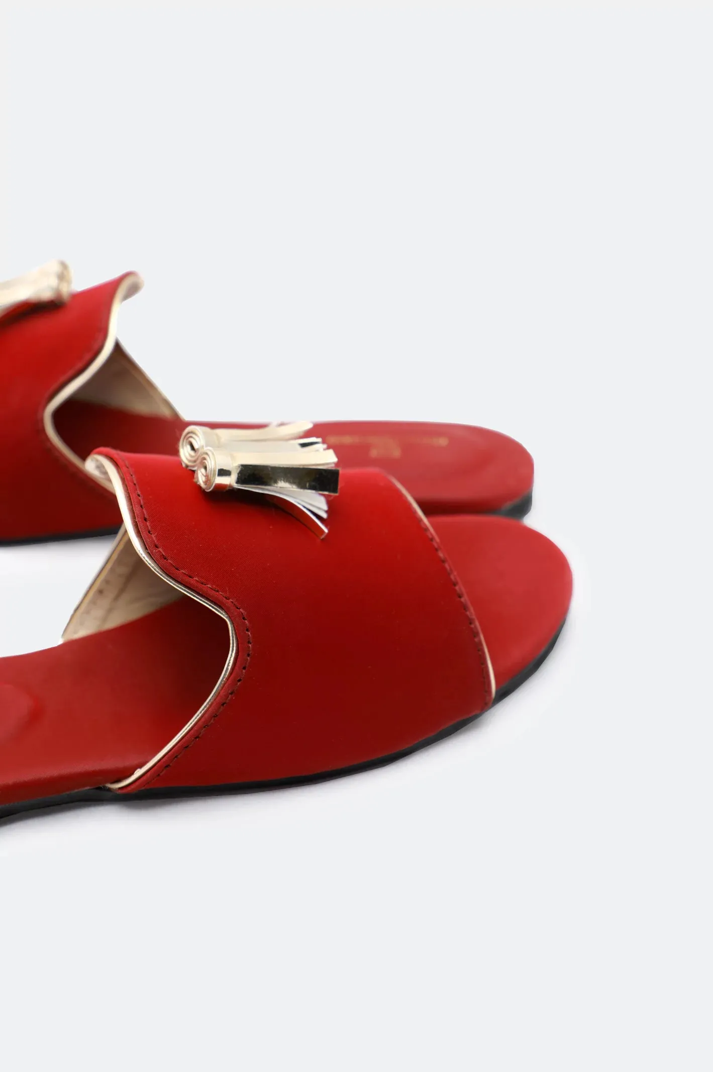Maroon Ladies Formal Slippers