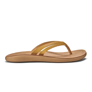 OluKai Women's Kapehe Luana Sandals- Golden Harvest/Golden Sand