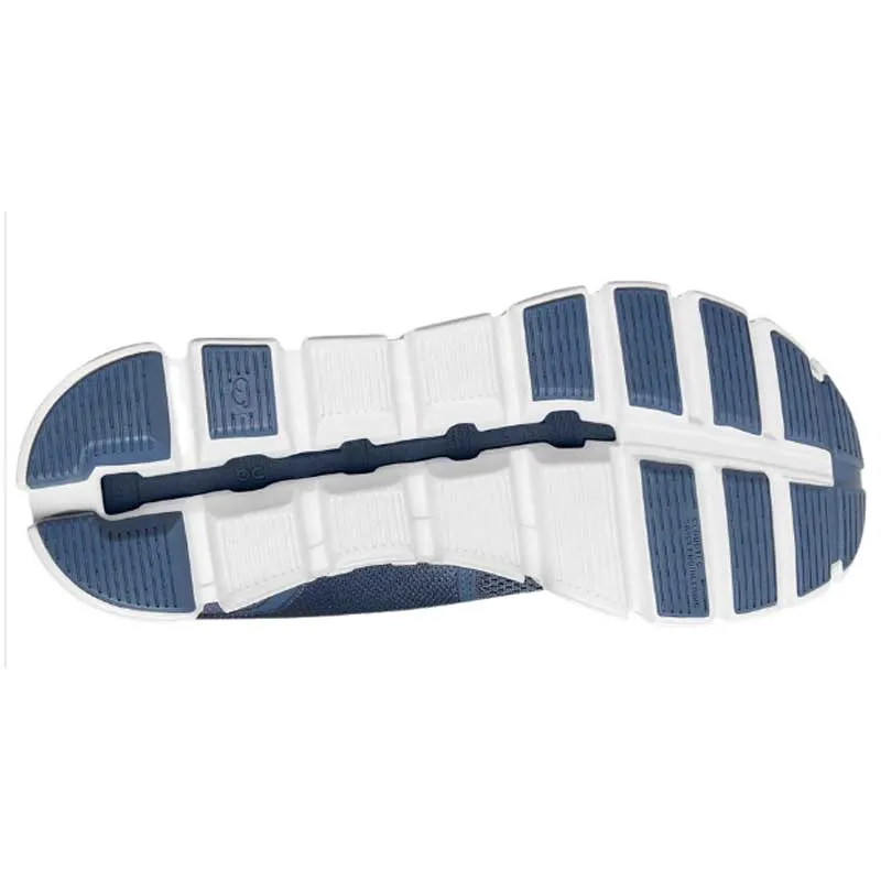On Cloud Women's Cloud 5 Running Shoes- Denim/White