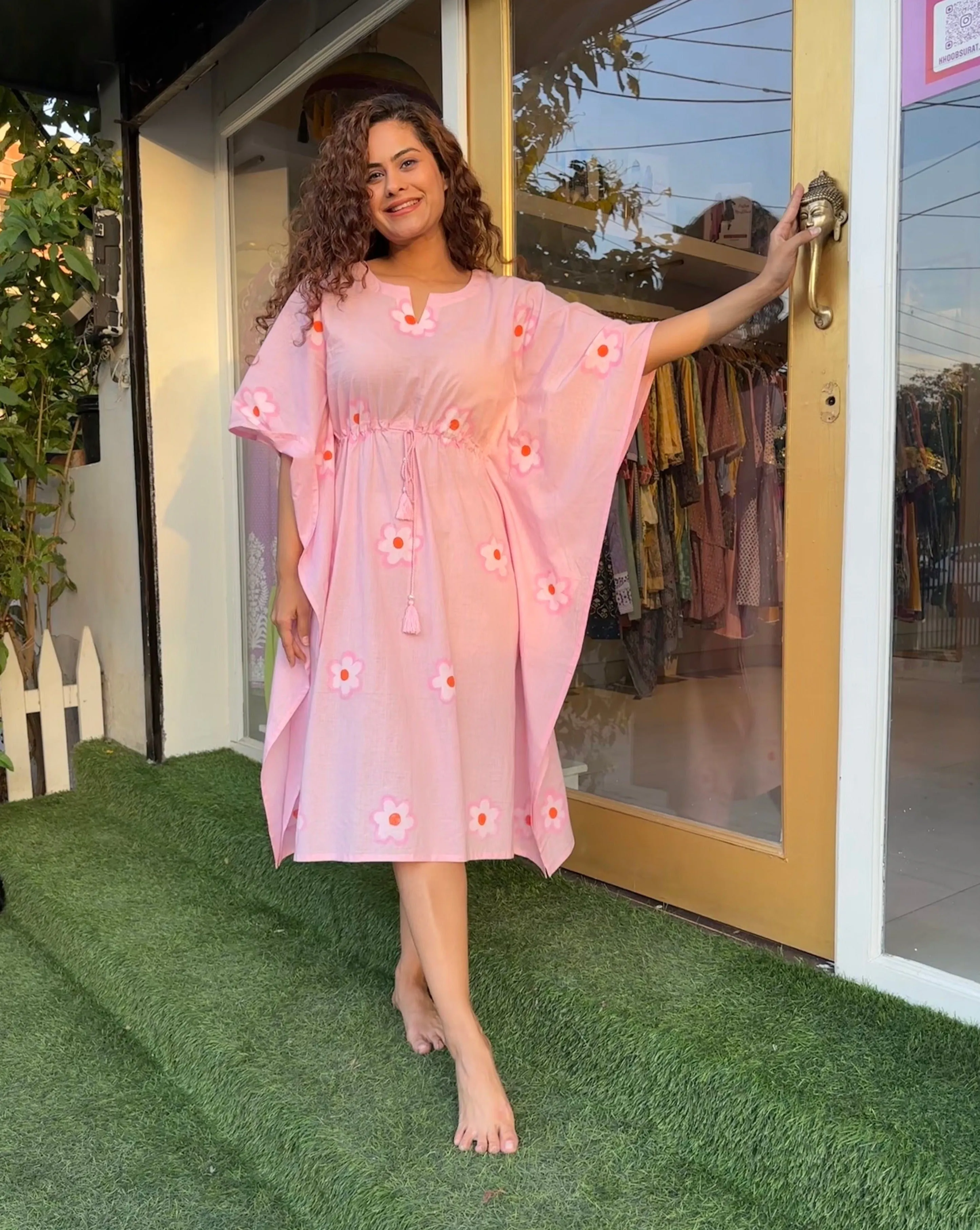 Pink Picasso Kaftan