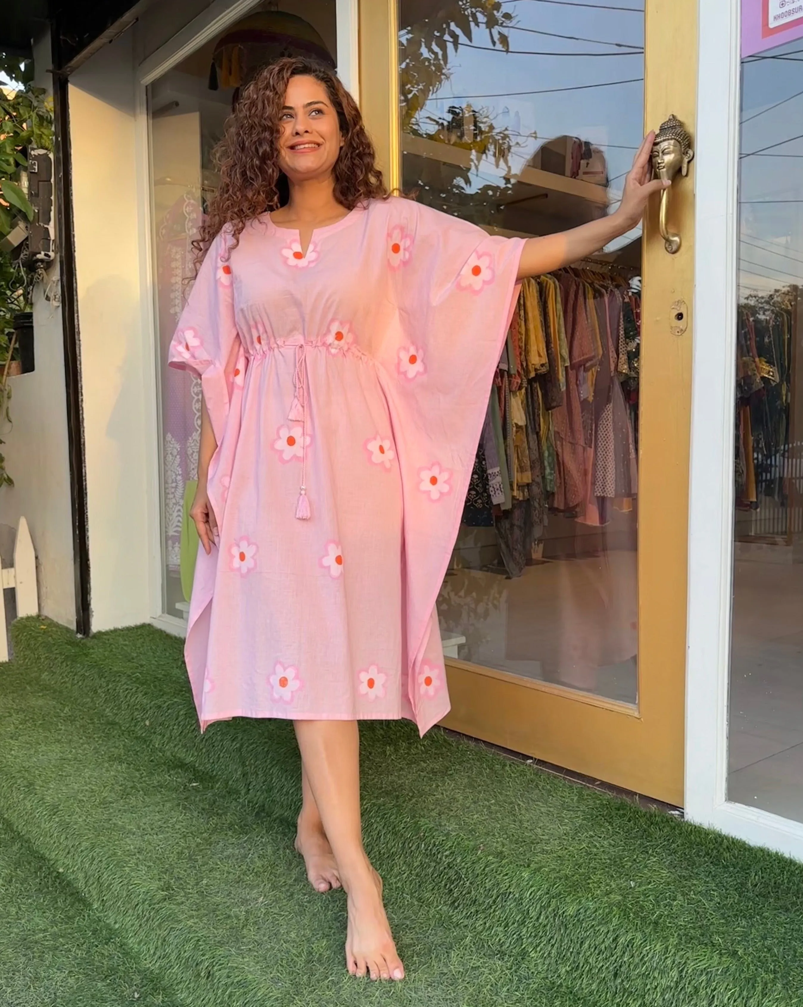 Pink Picasso Kaftan