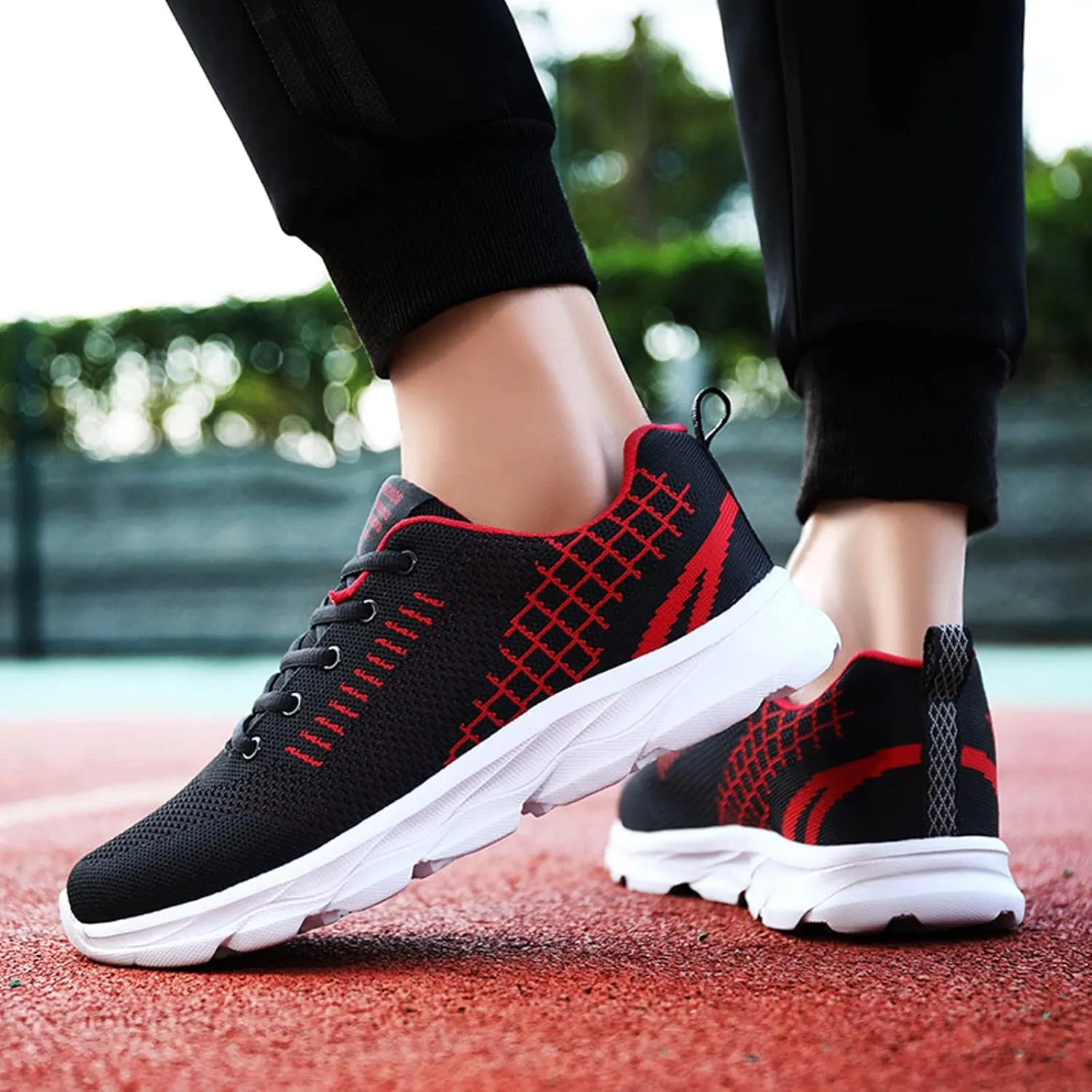 Sneakers for Women Running Shoes Fashion Walking Lace Up Womens Tennis Shoes Sports Casual Slip On Shoes Dress Sneakers Waterproof Tennis Shoe Cross Trainer Shoe