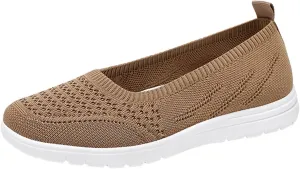 Soft Ortho Walking Shoes for Women Non Slip Arch Support Work Shoes Breathable Mesh Comfortable Sneakers