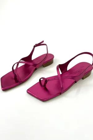 Souliers Martinez - Alondra Block Heel: Pink